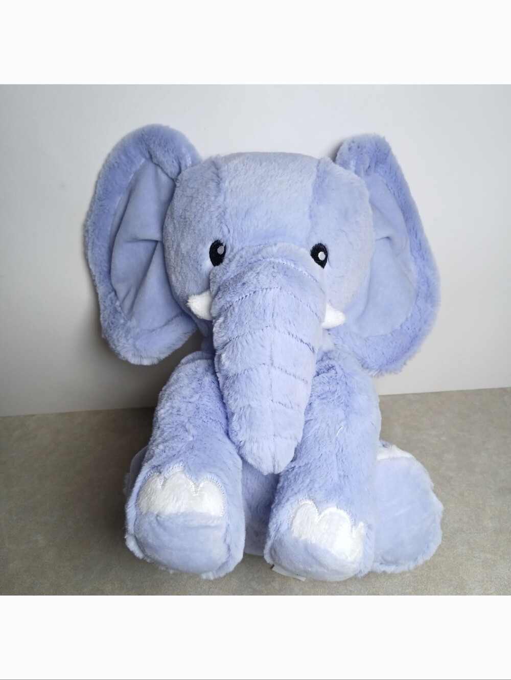 Just Play Cuddle Land Bluish Purple Elephant 10" Plush Stuffed Animal Soft Toy